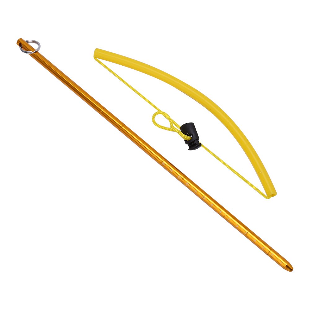 VGEBY Underwater Scuba Lobster Tickle Stick - Colorful Aluminum Alloy Diving Trident Pointer with Lanyard - Perfect for Marine Life Observation, Underwater Photography & Diving Accessories