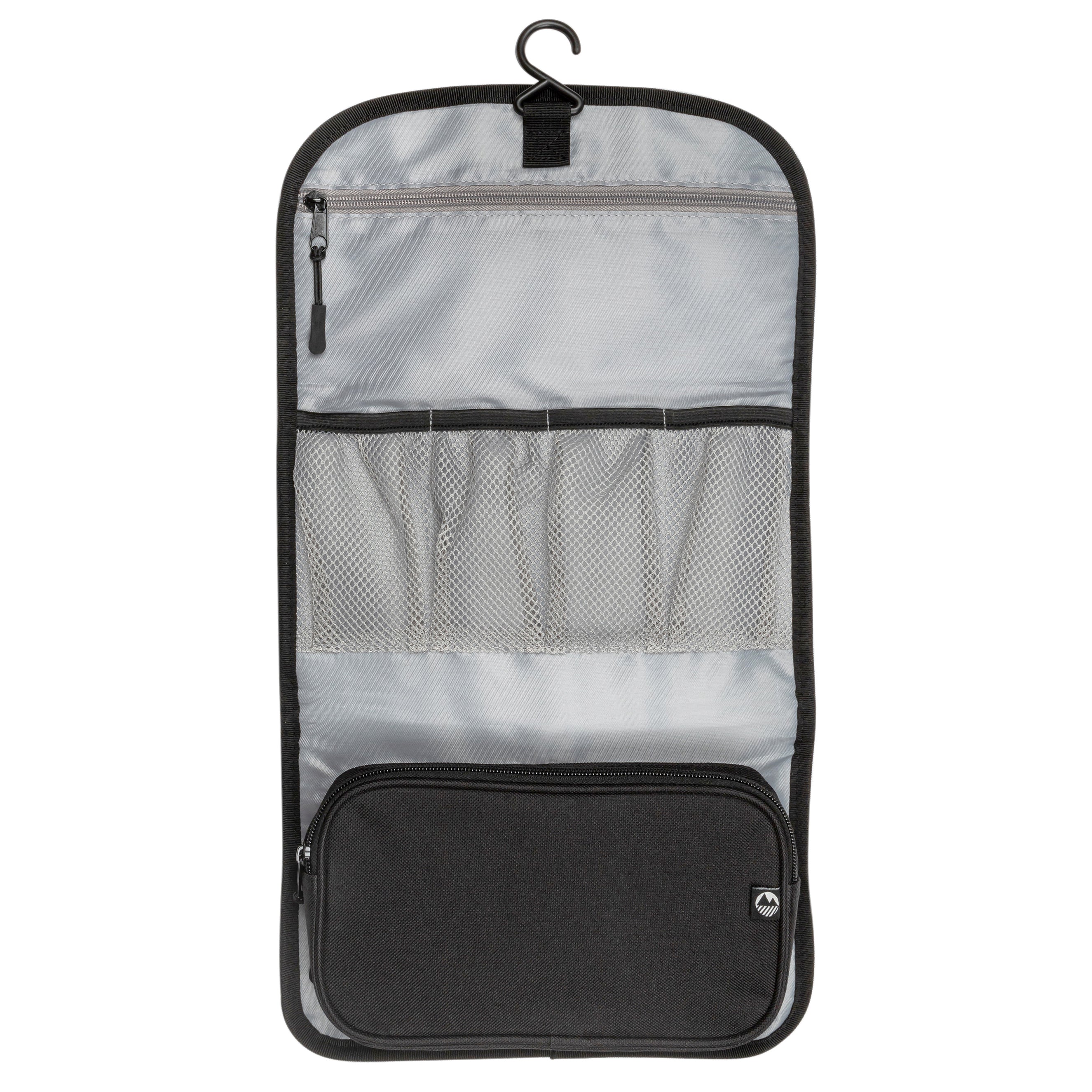 Eskdale Foldable Hanging Travel Toiletry Bag - Waterproof Cosmetic Organizer for Bathroom, Camping & Airplane Travel - Perfect for Toiletries, Makeup & Shower Essentials