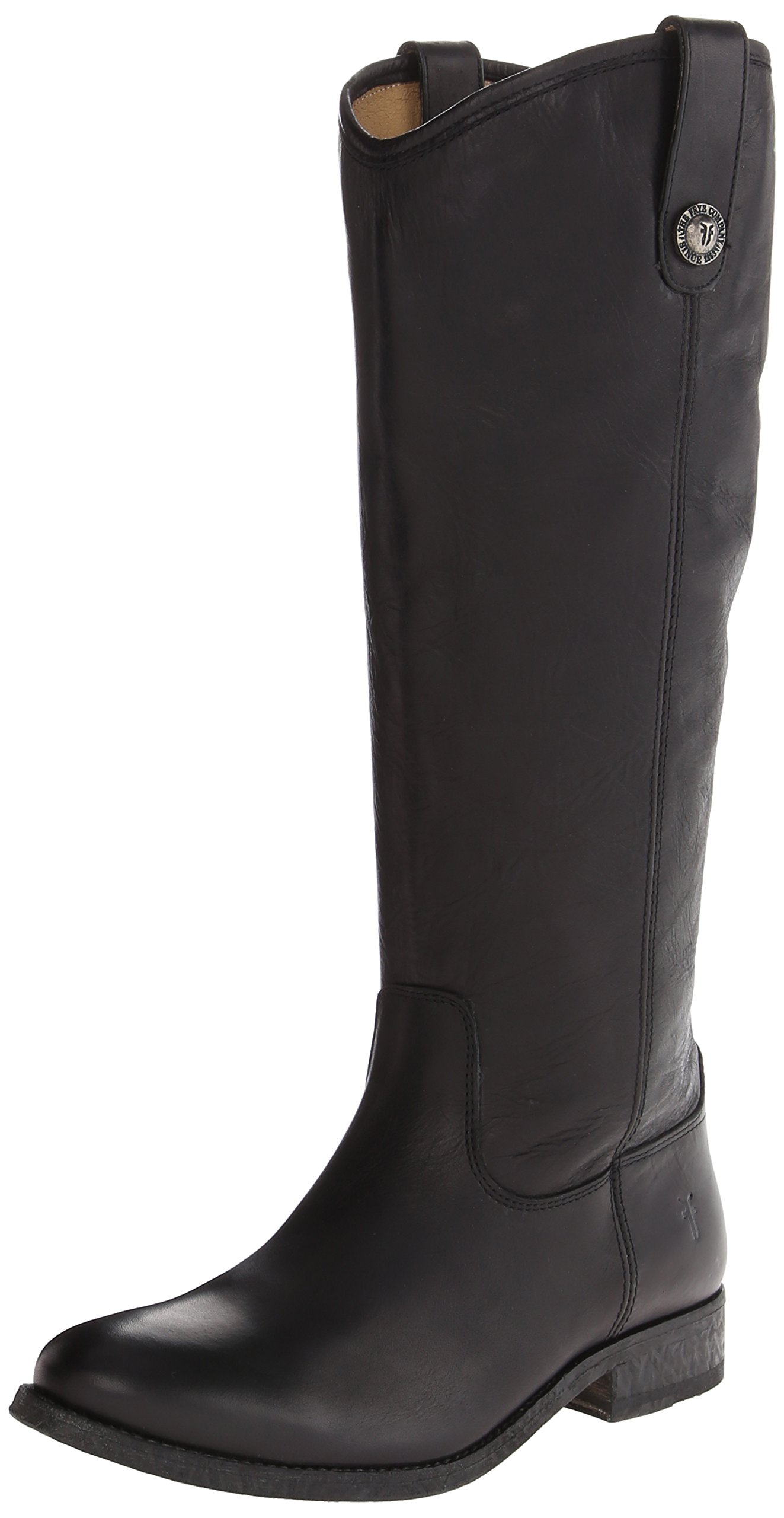 FRYE Women's Melissa Button Boot - Ankle Booties with Side Zipper & Leather Upper for Comfort & Style | Perfect for Casual Outfits, Office Wear & Fall Fashion