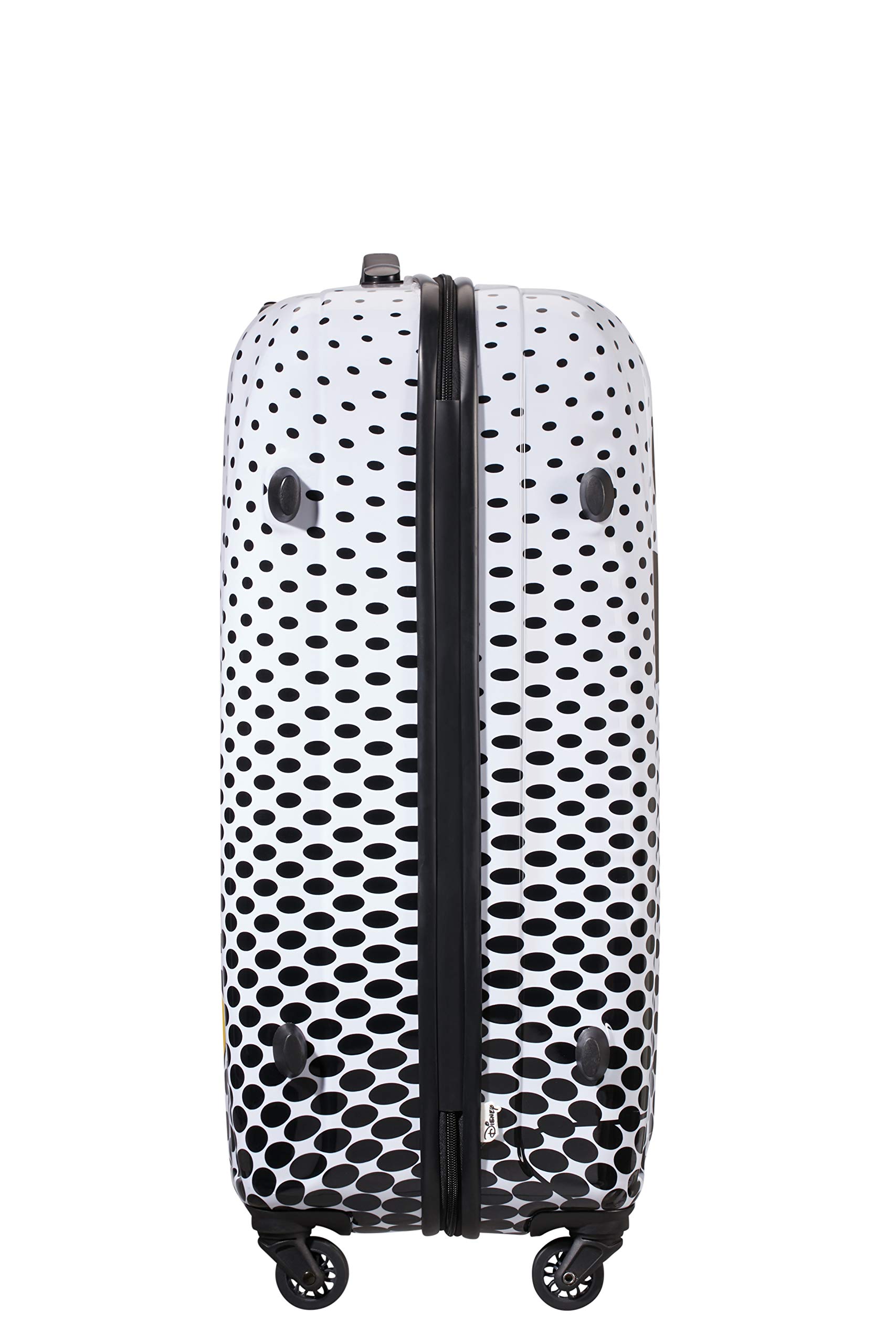 American Tourister Mickey Mouse Polka Dot Hand Luggage - 75 cm (88 L) Carry-On Suitcase for Travel, Airplane, and Weekend Trips - Multicolor Design for Kids and Adults