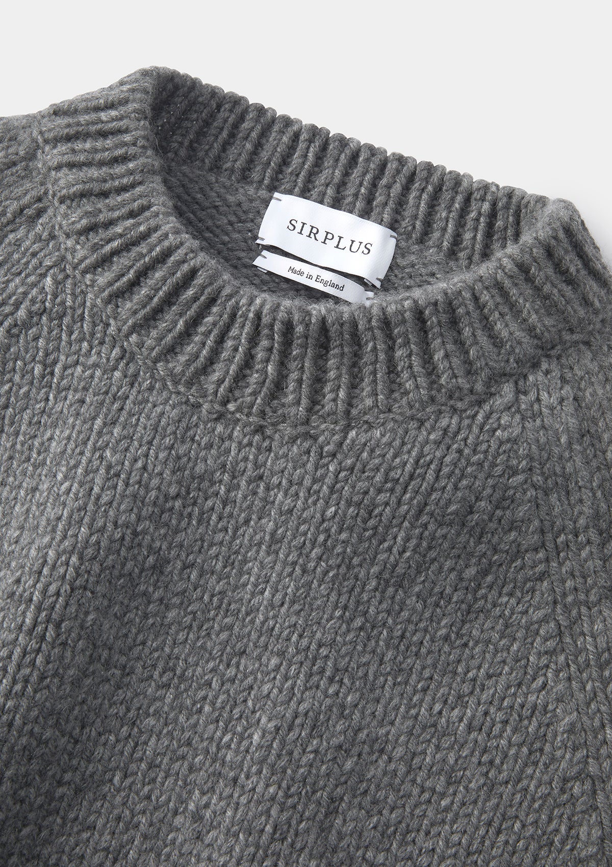 Luxury Ash Grey Chunky Cashmere Sweater for Women - Soft Warm Winter Pullover for Casual & Office Wear