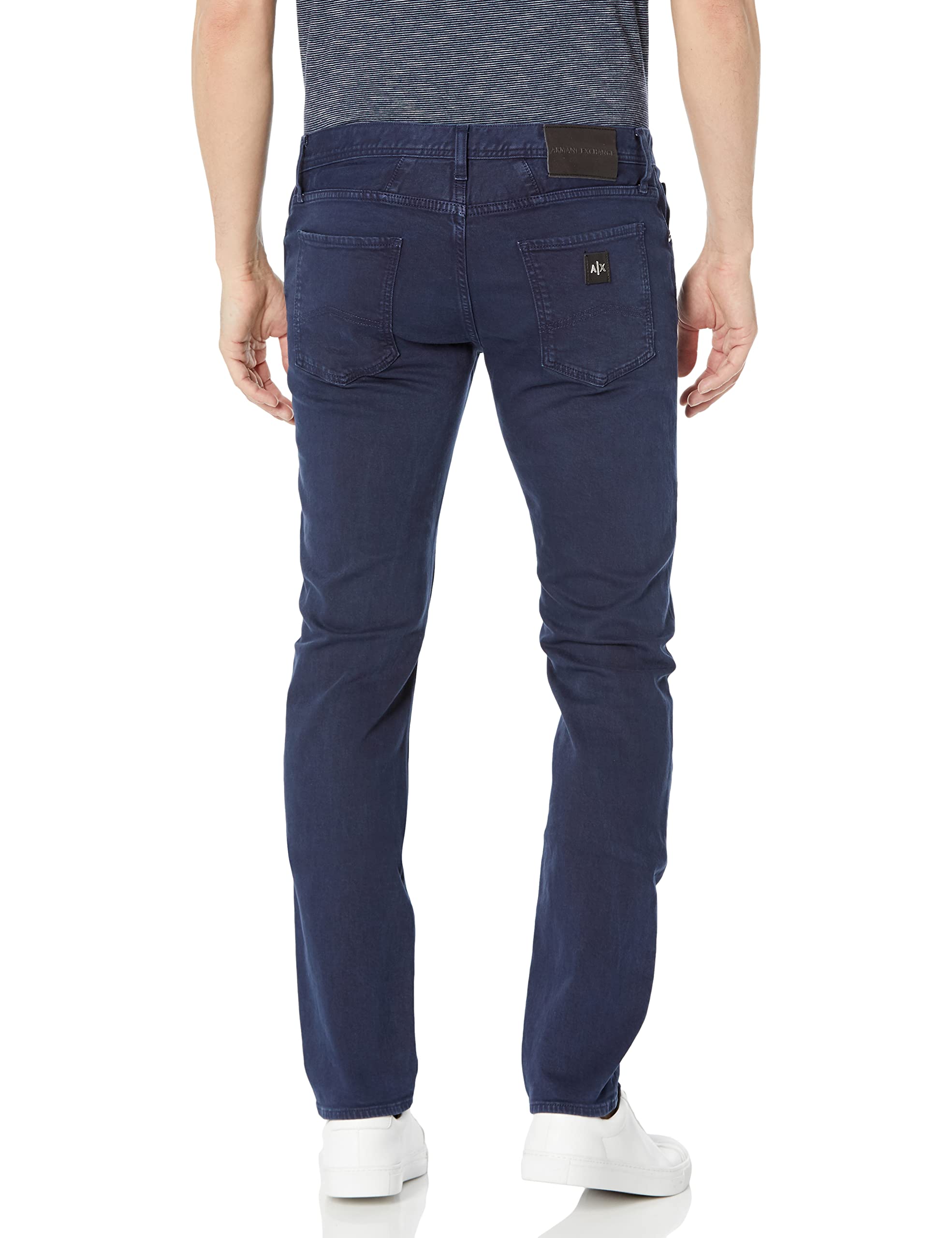 Armani Exchange Men's Slim Fit Stretch Denim Jeans - Comfortable & Stylish for Casual Wear, Office & Night Out