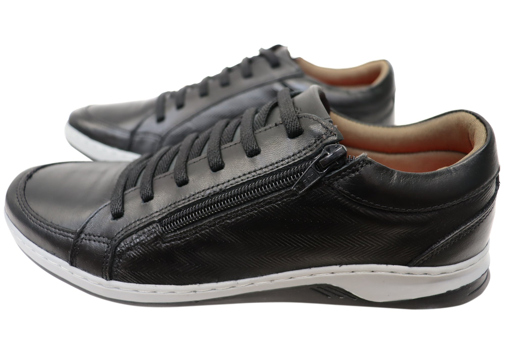 Perlatto Men's Brazilian Leather Slip-On Loafers - Comfortable Casual Shoes for Work, Travel & Everyday Wear