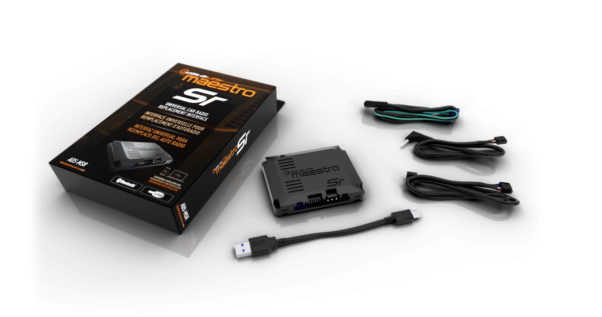 iDatalink Maestro ADS-MSR Universal Car Stereo Interface - Retain Steering Wheel Controls & Factory Settings - Bluetooth Wireless Programming for Factory Audio System Upgrades - Perfect for DIY Car Stereo Installation & Aftermarket Radio Integration
