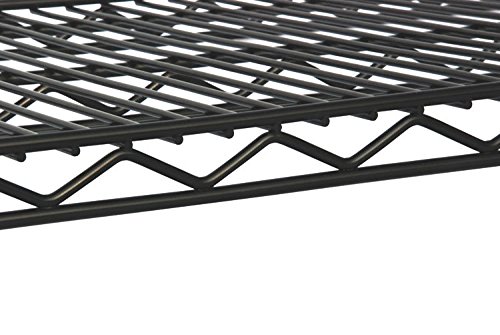 Omega 3-Tier Black Wire Shelf Cart - 24