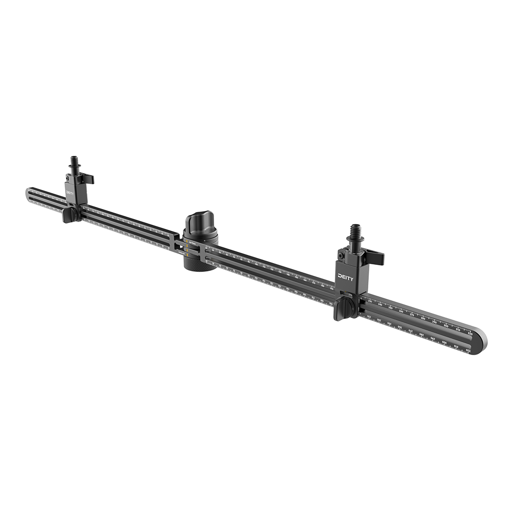 AMB1 Adjustable Mounting Bar for Stereo Microphones & Antennas - Perfect for Podcasting, Broadcasting & Field Recording (Universal Studio & Outdoor Use)