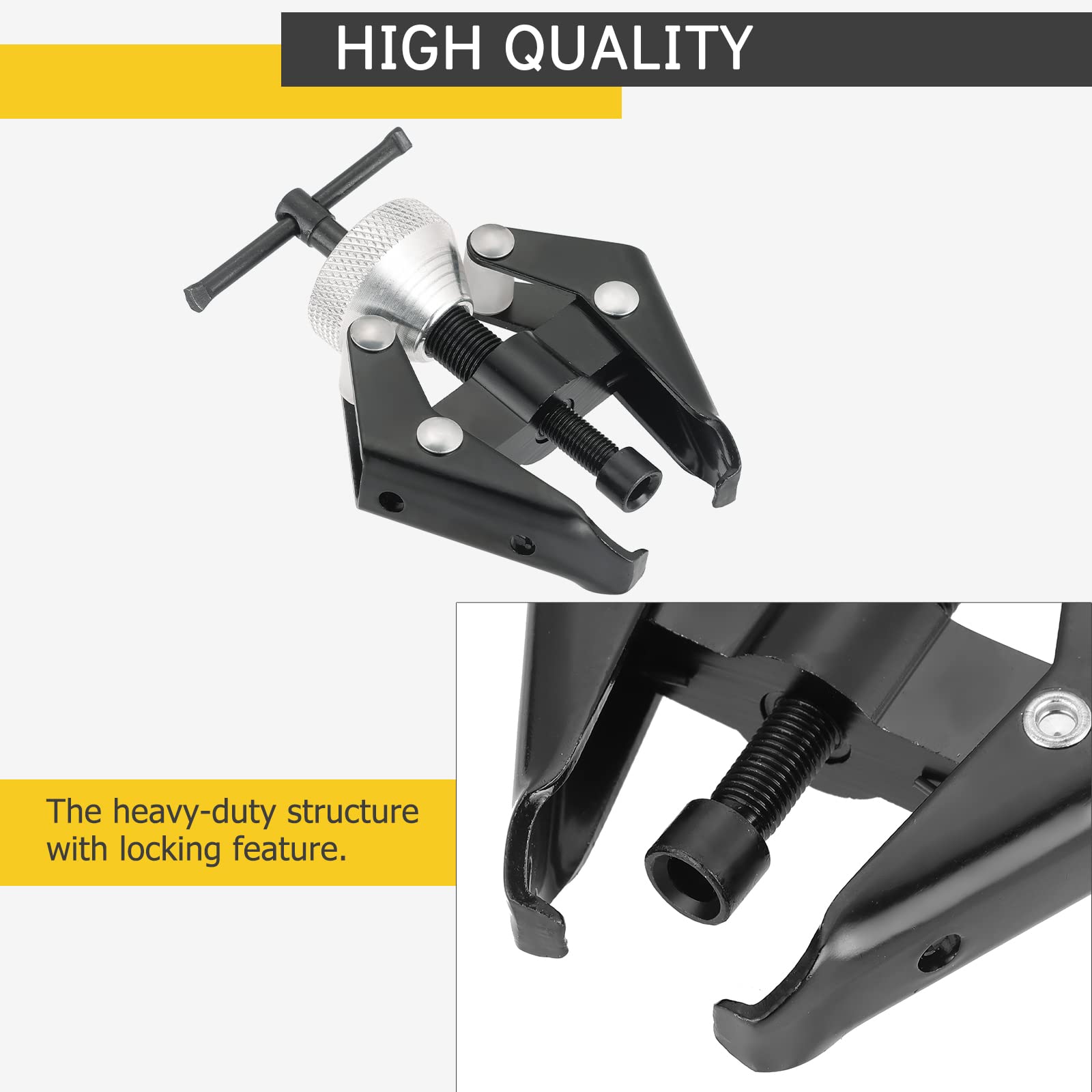 Battery Terminal and Wiper Arm Puller Tool Kit (6-28mm) - Professional Windshield Wiper Removal Tool, Wiper Arm Bearing Remover for Car Repair | Perfect for Auto Mechanics & DIY Vehicle Maintenance