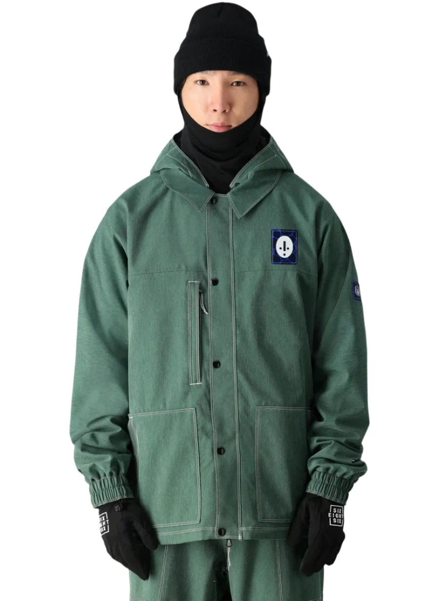 686 Dojo Shell Jacket 2025 - Waterproof Windbreaker for Men & Women | Lightweight Outdoor Ski Jacket for Snowboarding, Hiking & Winter Sports