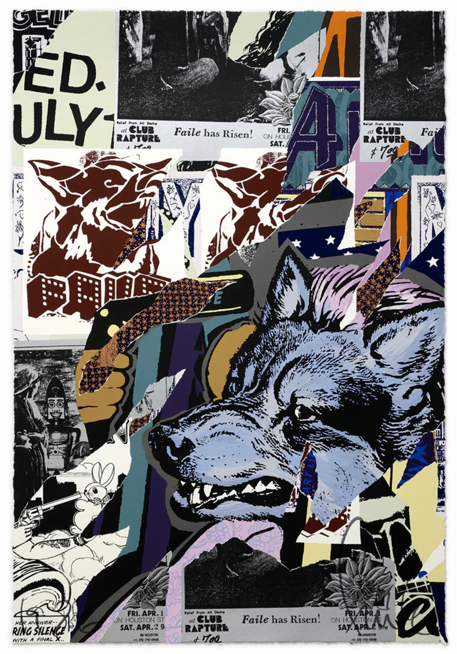 FAILE 'Almost Rapture' (2016) - Rare 25 Color Screen Print Artwork - Limited Edition Pop Art for Home Decor & Collector's Display