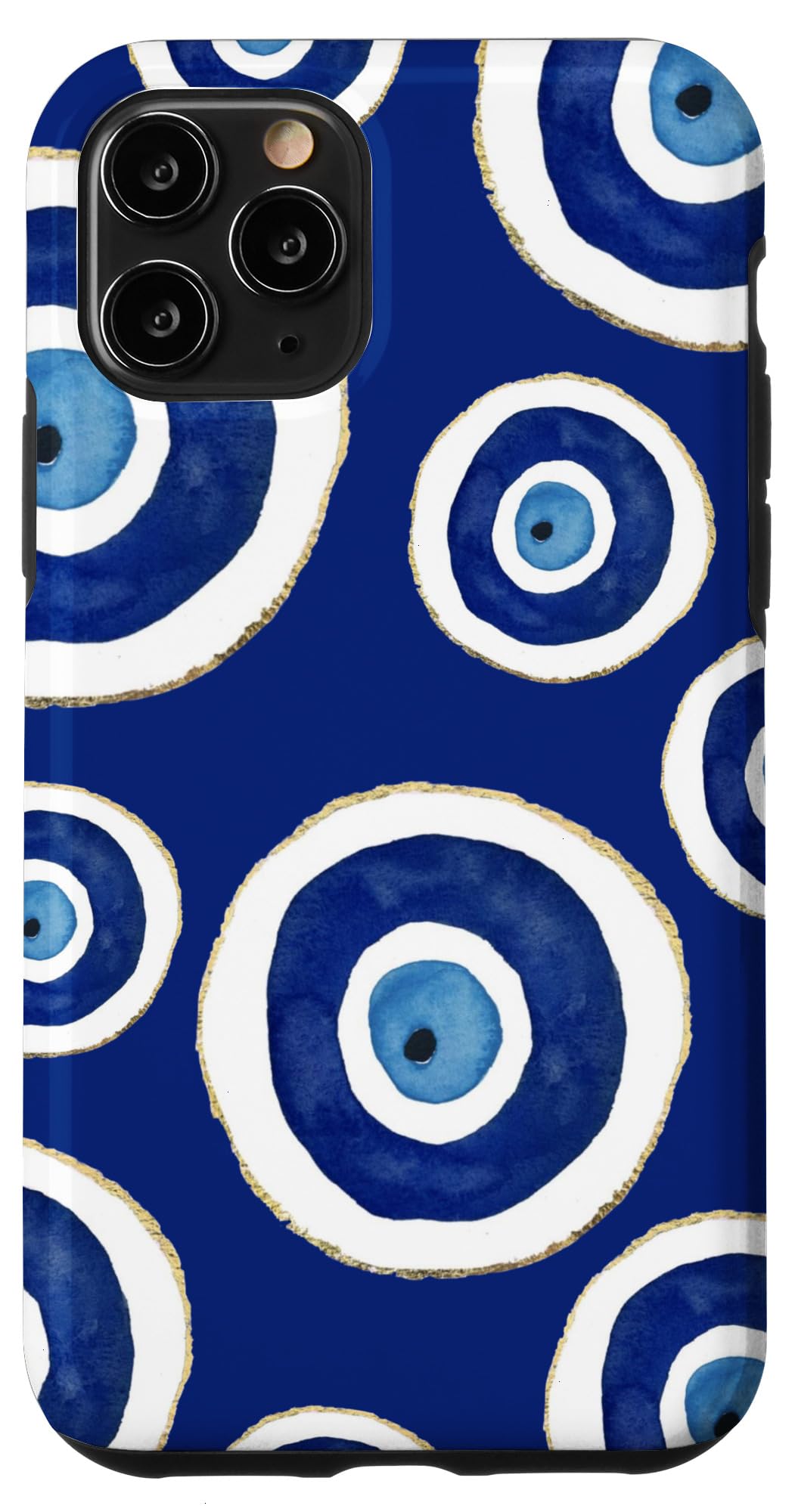 iPhone 11 Pro Case - Slim Protective Evil Eye Blue Cover | Durable Scratch-Resistant Phone Case for Everyday Use & Travel Protection