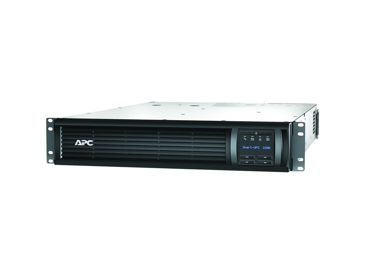 APC SMT2200RM2UNC Line Interactive Smart UPS with Network Card, 2200VA/1920W, 5-15R & 5-20R NEMA Outlets, 2U Rackmount - Reliable Power Backup for Servers, Network Equipment & Home Office Electronics