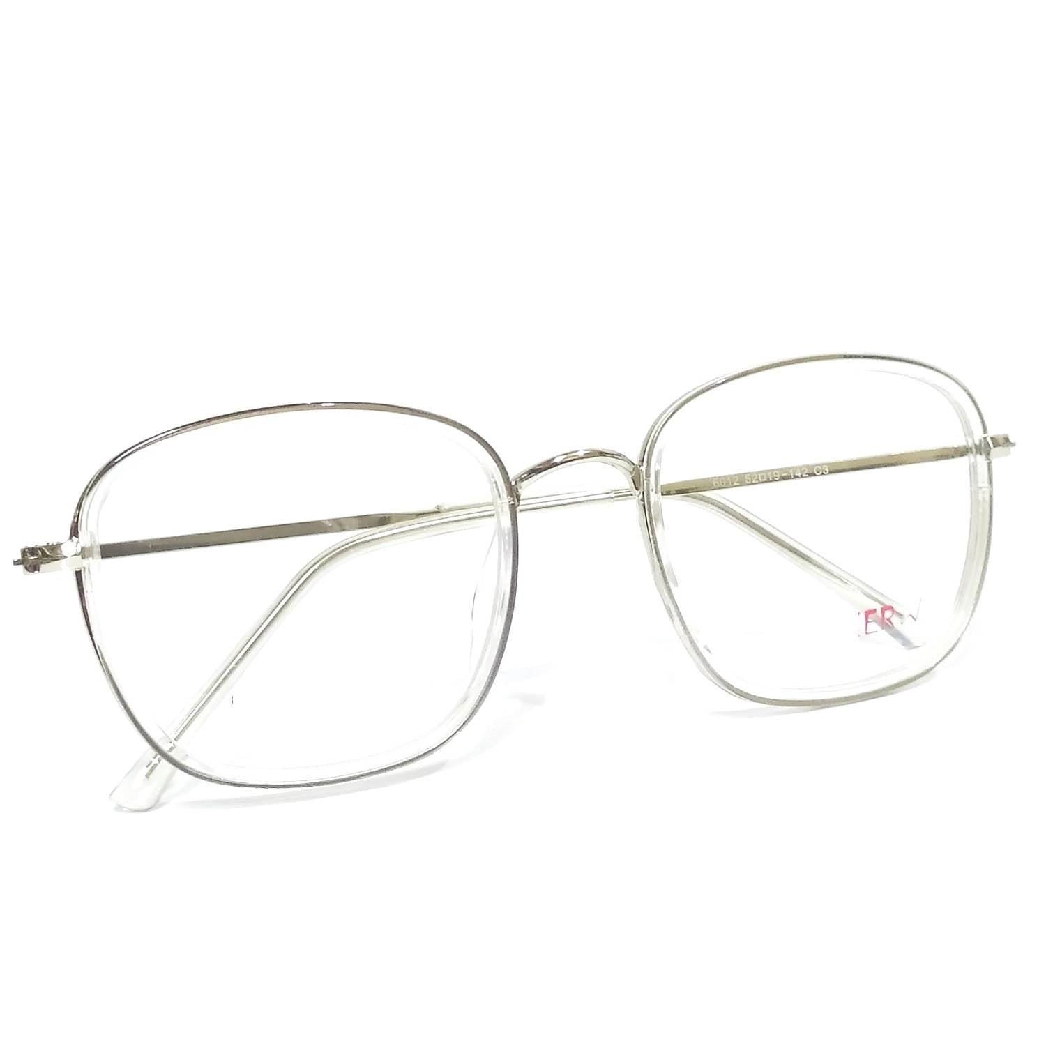 Square Single Vision Bifocal Multifocal Progressive Full Frame Prescription Eyeglasses Frames for Men & Women - Perfect for Reading, Computer Work, and Daily Wear