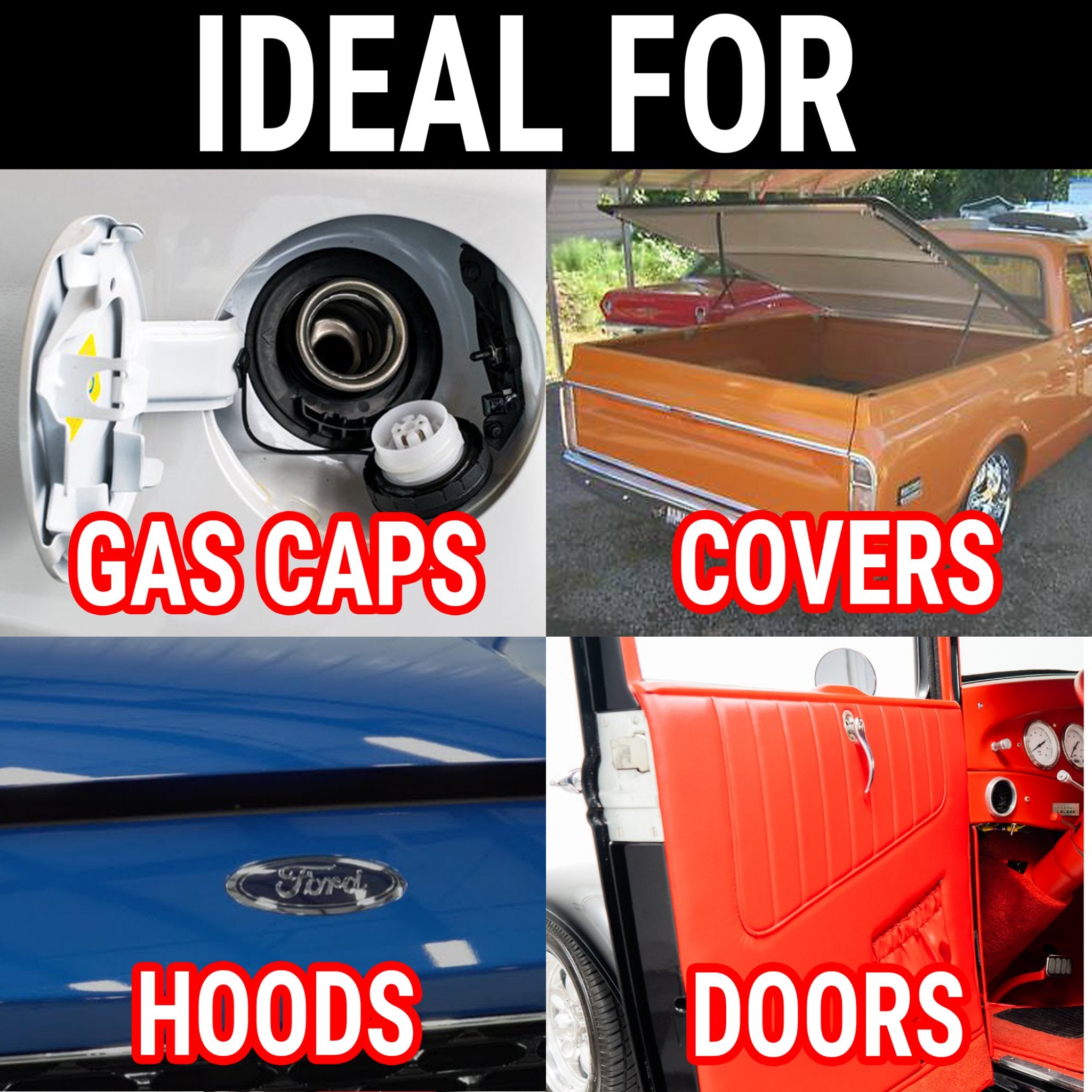 1903-1904 Ford Model AC 12V 15 lb Trunk Hood Hatch Solenoid Door Popper Release Kit - Car Accessory for Classic Vehicle Restoration & Security Upgrade