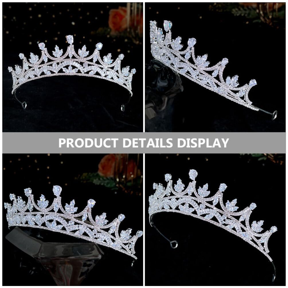 Beavorty Elegant Crystal Crown Headbands & Tiaras for Women - Wedding Hair Accessories for Brides, Girls, Prom, Pageant, and Special Occasions - Perfect for Bridal Shower, Bachelorette Party, and Formal Events