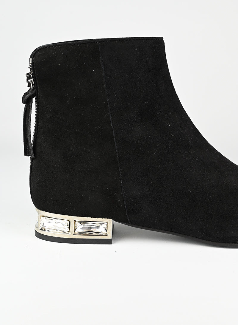 Miu Miu Black Suede Ankle Boots Size 35.5 - Stylish & Comfortable Women's Shoes for Office, Party & Everyday Wear
