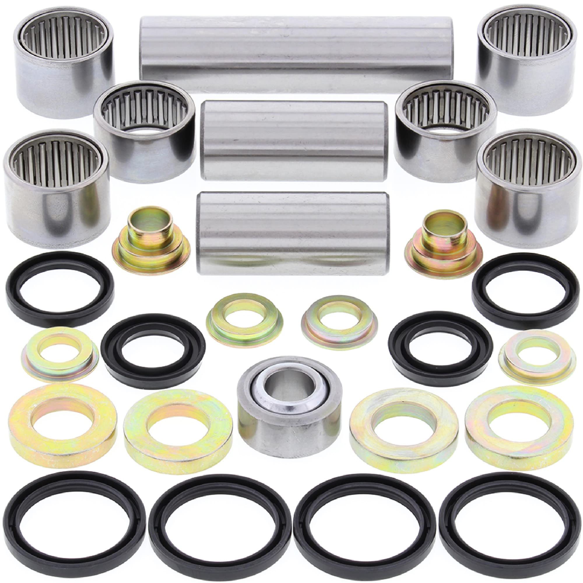 All Balls Racing Linkage Bearing Kit 27-1148 - Replacement for Husqvarna SMS 630, TC 250, TC 450, TE 630, TE 610, TE 510 & TE 450 Motorcycles (2004-2011 Models) - Dirt Bike Suspension Upgrade & Maintenance Part