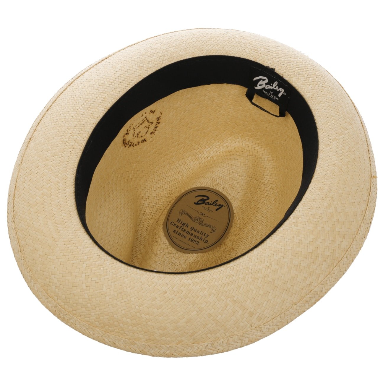 Bailey 1922 Halper Panama Hat - Premium Straw Fedora for Men & Women - Perfect for Beach, Summer Outfits & Outdoor Events