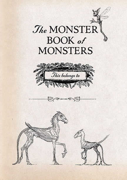 Harry Potter Monster Book of Monsters Plush Journal - Soft Cover Notebook for Wizarding World Fans, Perfect for School, Office & Collectors