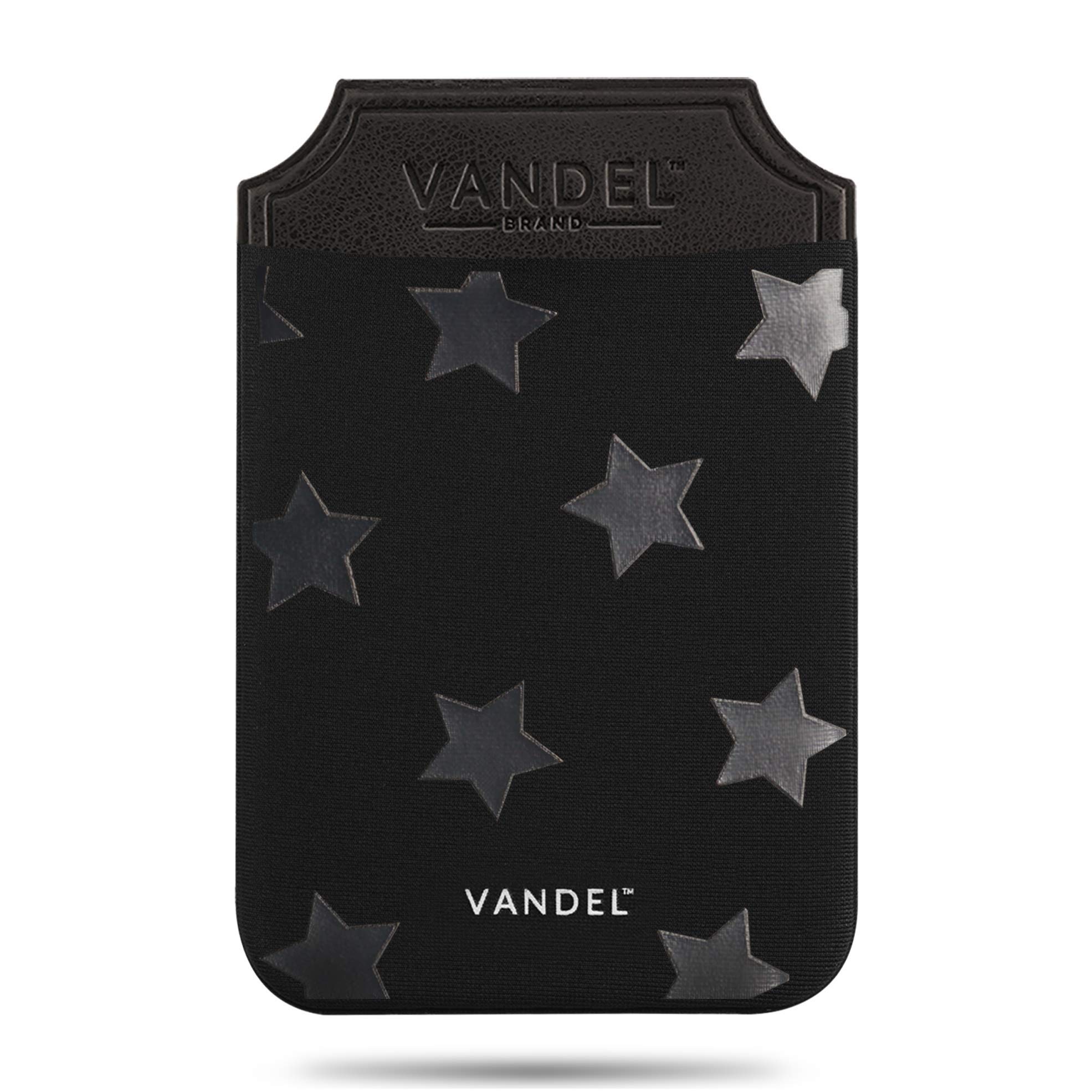 VANDEL Stick-On Fabric Phone Wallet for Women - Cute Credit Card Holder for iPhone, Stick-On Back Pocket for Phone Case - Perfect for Shopping, Travel & Everyday Use