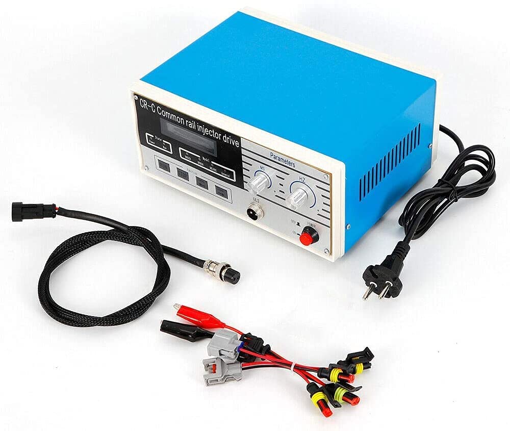 LeTkingok CR-C Multifunction Common Rail Injector Tester - Professional Diesel Fuel Injector Diagnostic & Repair Tool for Common Rail Systems | Perfect for Auto Shops, Mechanics & DIY Enthusiasts