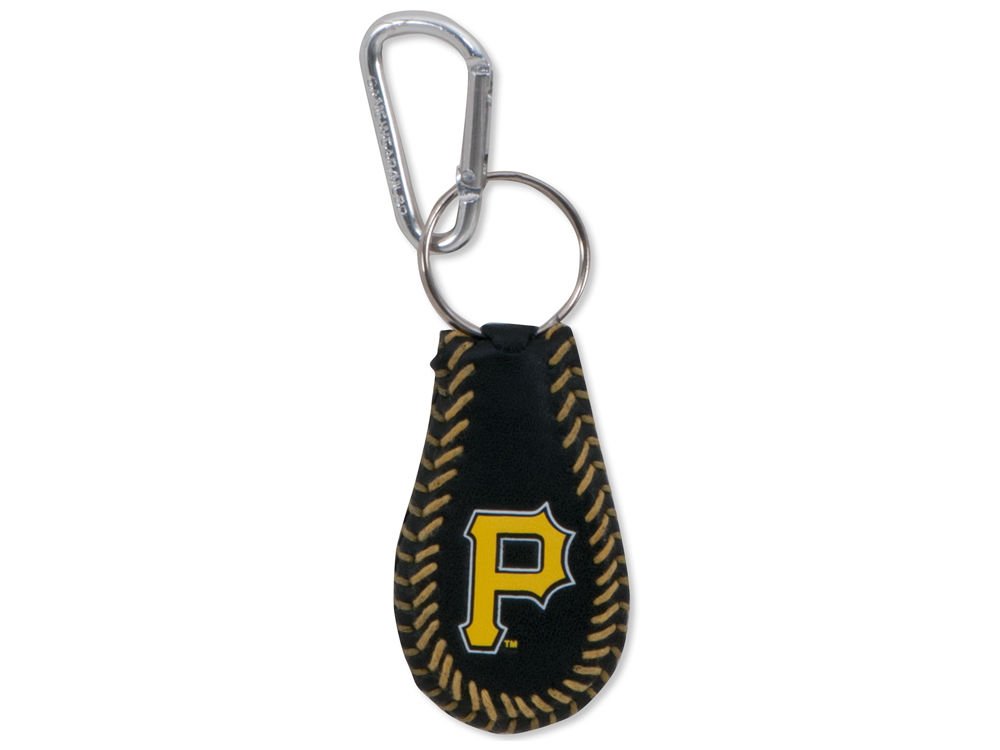 MLB Pittsburgh Pirates Baseball Keychain - Black One Size - Perfect for Fans, Gifts & Game Day Accessories