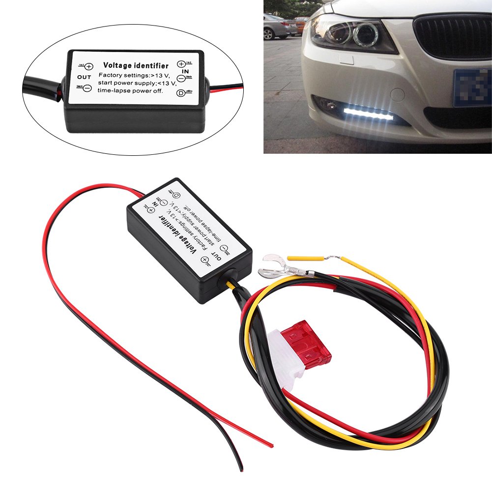 Auto LED Daytime Running Light (DRL) Module with ON/OFF Dimmer Control - Universal DRL Relay Controller for Cars, Trucks & SUVs - Perfect for Enhanced Visibility & Safety During Daytime Driving