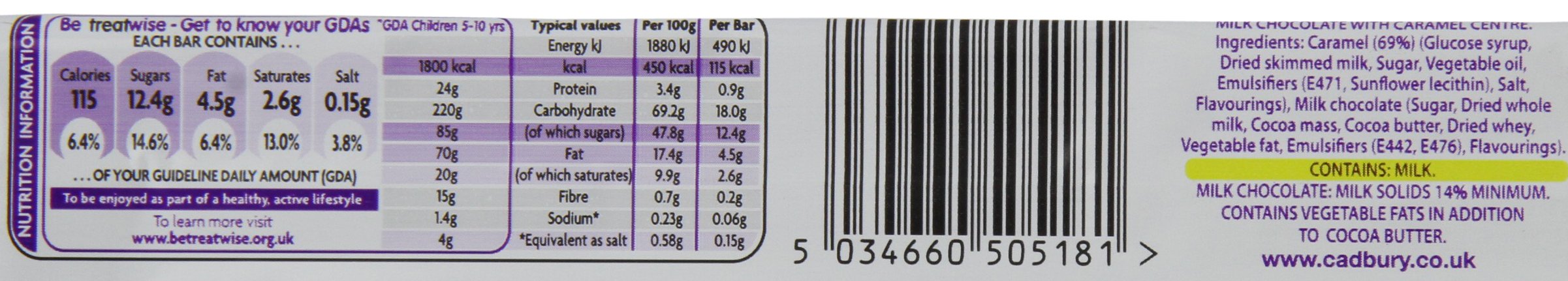 Cadbury Curly Wurly Chocolate Candy Bar - 60 Count (21.5g Each) | Chewy Caramel & Milk Chocolate Treat | Perfect for Parties, Gifts & Snacking