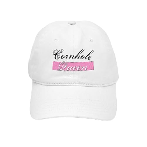 White - Cornhole Queen Cap