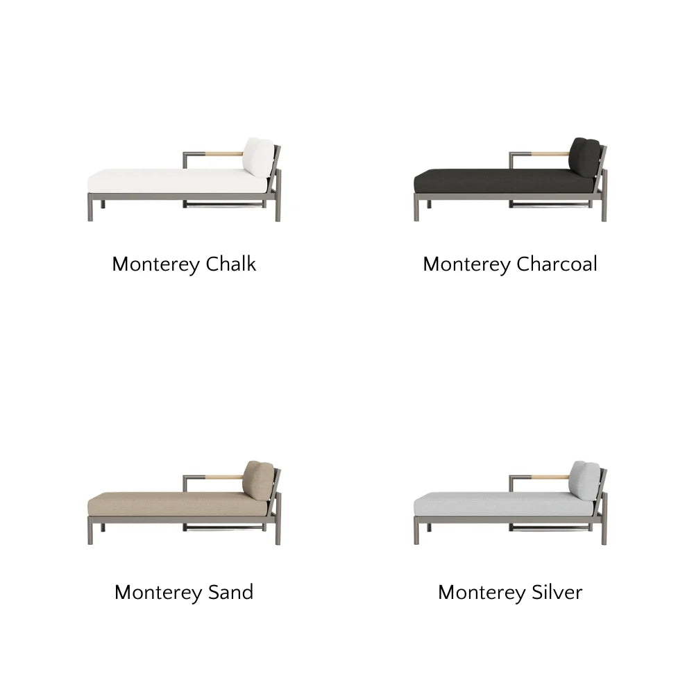 Breeze XL Outdoor Chaise Lounge Chair - Left Facing Patio Furniture for Poolside, Garden & Backyard Relaxation
