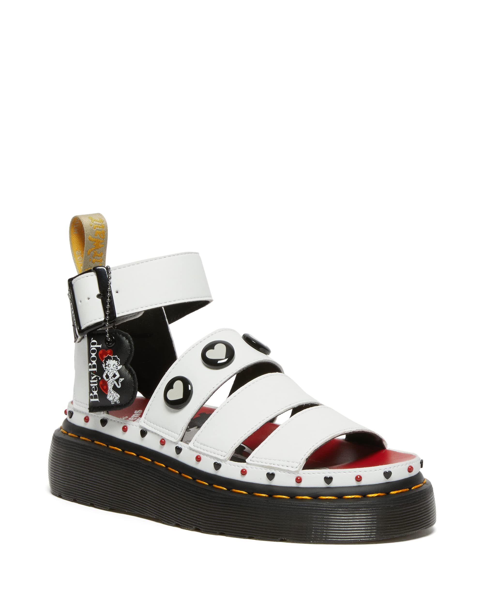 Dr. Martens x Betty Boop Vegan Clarissa II Platform Sandals for Women - Stylish & Comfortable Summer Shoes for Casual Outings & Music Festivals
