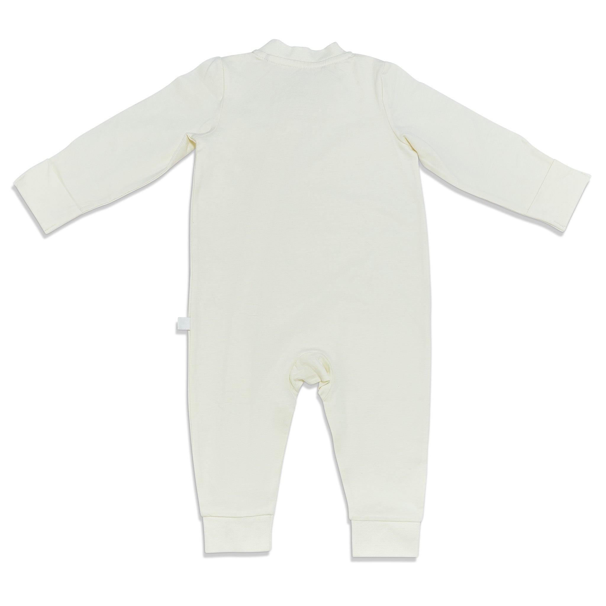 Organic Long Sleeve Zip-Up Baby Onesie - Soft Cotton Sugar Cookie Print - Perfect for Newborns, Infants & Toddlers - Cozy Outfit for Playtime, Naptime & Family Photos