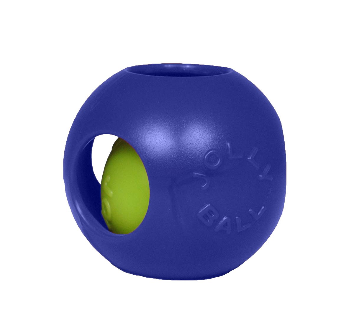 Jolly Pets Teaser Ball Dog Toy - Interactive Chew Toy for Small & Large Dogs - Durable Rubber Ball for Fetch, Training & Playtime - Perfect for Indoor & Outdoor Fun