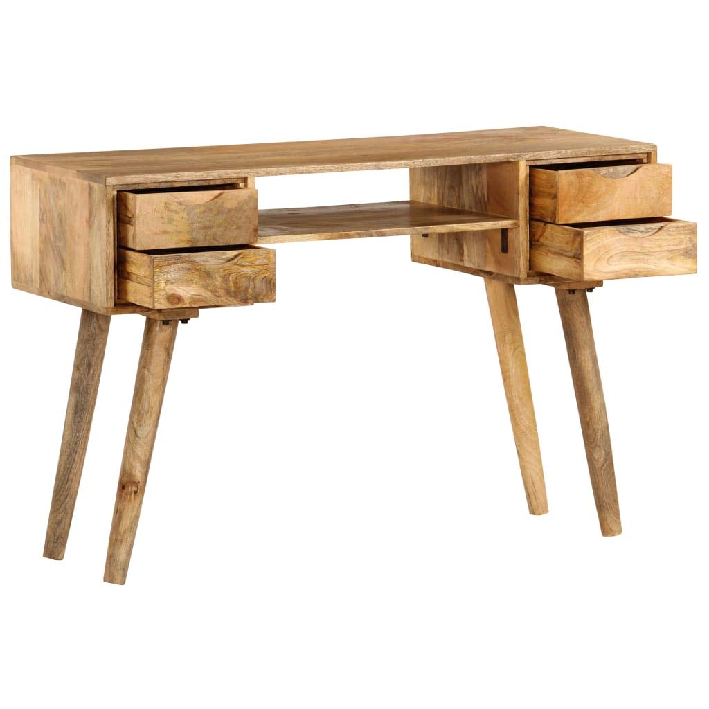 Solid Mango Wood Console Desk - 45.3