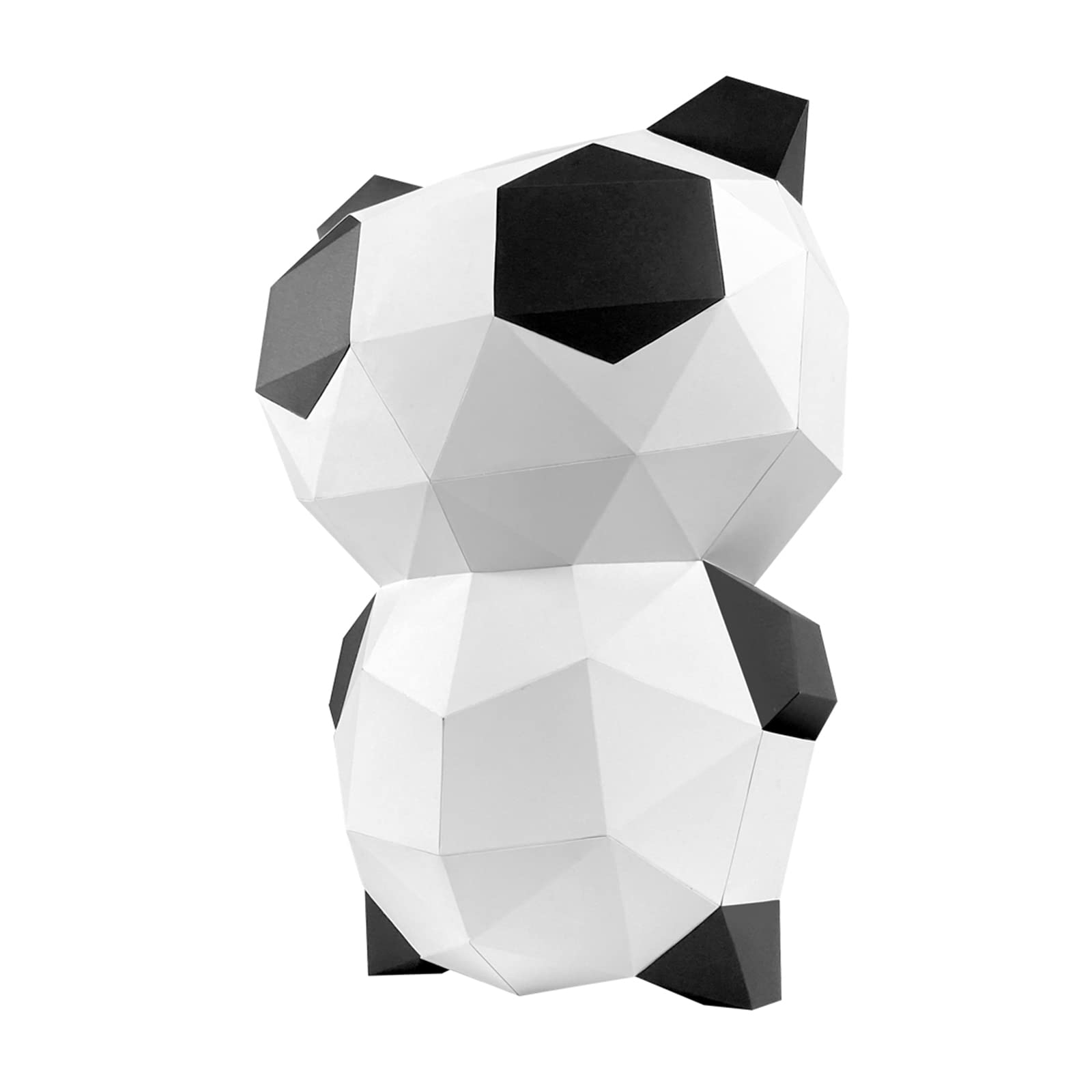 Handmade 3D Panda Origami Paper Sculpture - DIY Geometric Puzzle for Home Decoration, Creative Gift & Office Desk Ornament | Perfect for Kids Crafts, Party Favors & Asian-Themed Decor