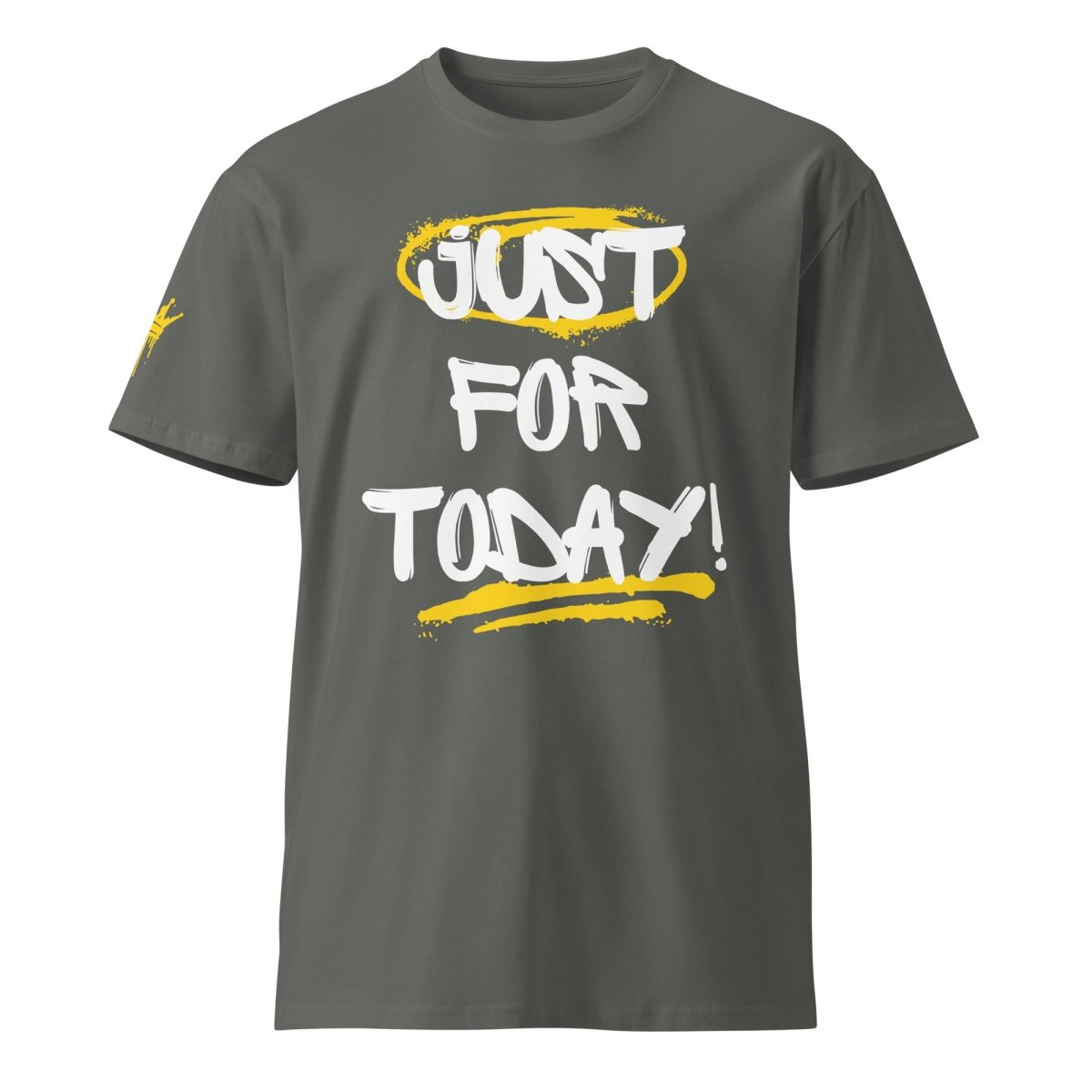 Street Sovereign Tee - 'Just for Today' & 'TRY' Edition Graphic T-Shirt for Men | Trendy Streetwear Fashion | Perfect for Casual Wear, Urban Outfits & Music Festivals