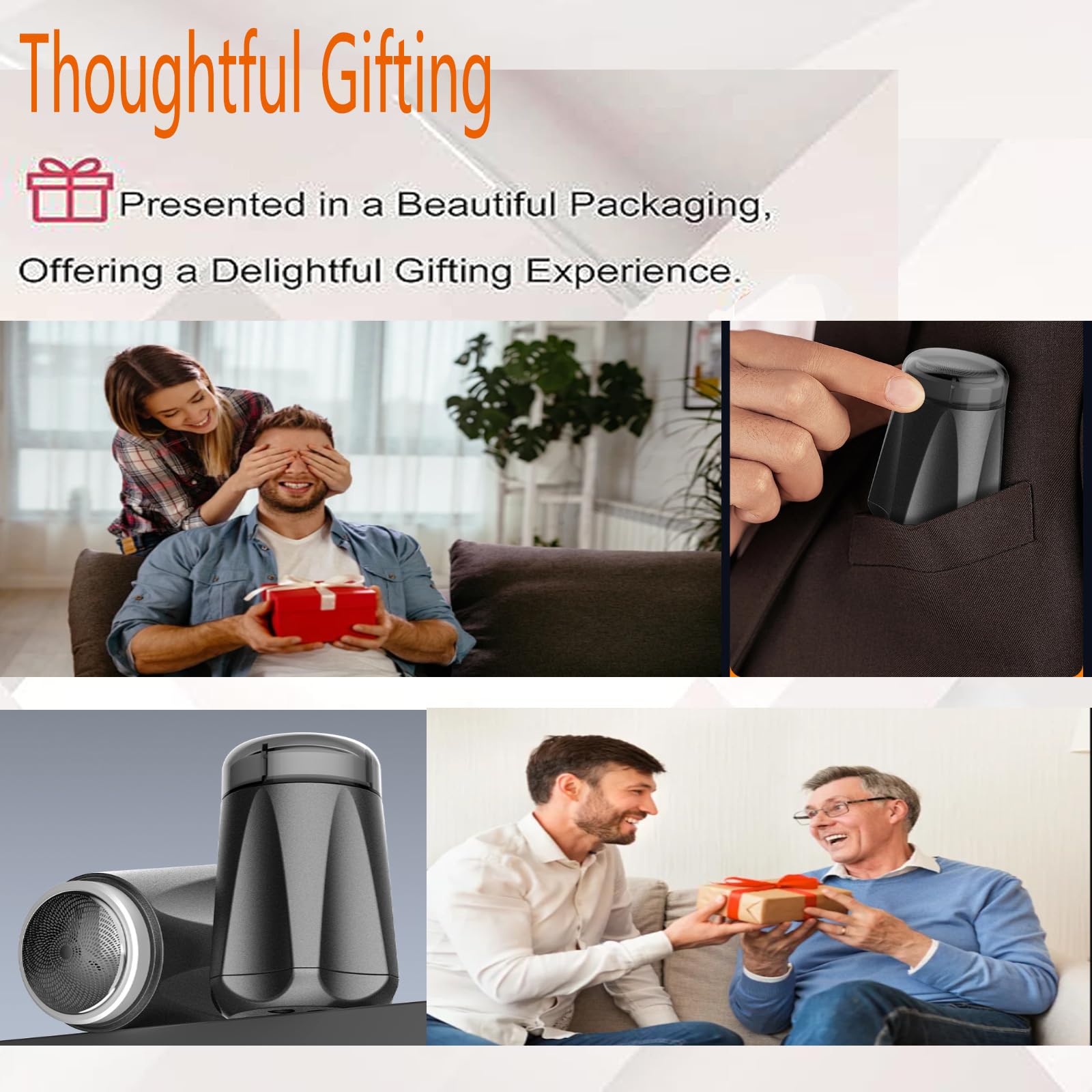 Best Mini Electric Shaver for Men - USB Rechargeable Travel Razor with Precision Blades - Perfect for Home, Office & Gym Use