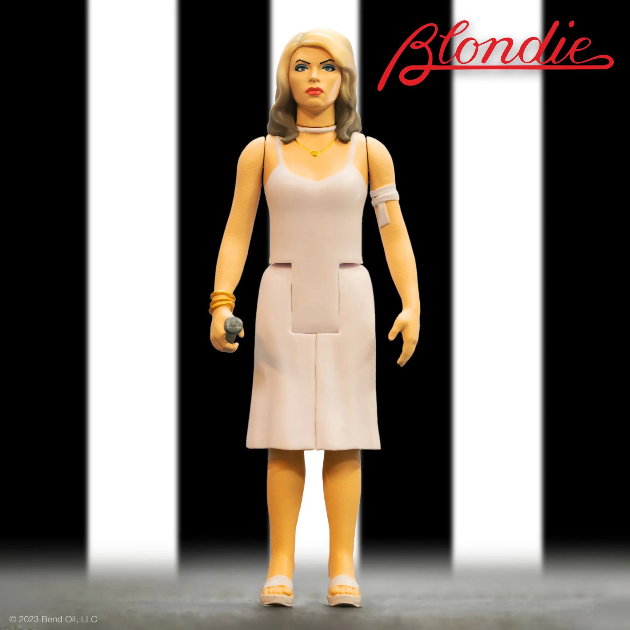 Super7 Debbie Harry Blondie Parallel Lines ReAction Figure - Punk Rock Collectible for Music Fans & Pop Culture Enthusiasts