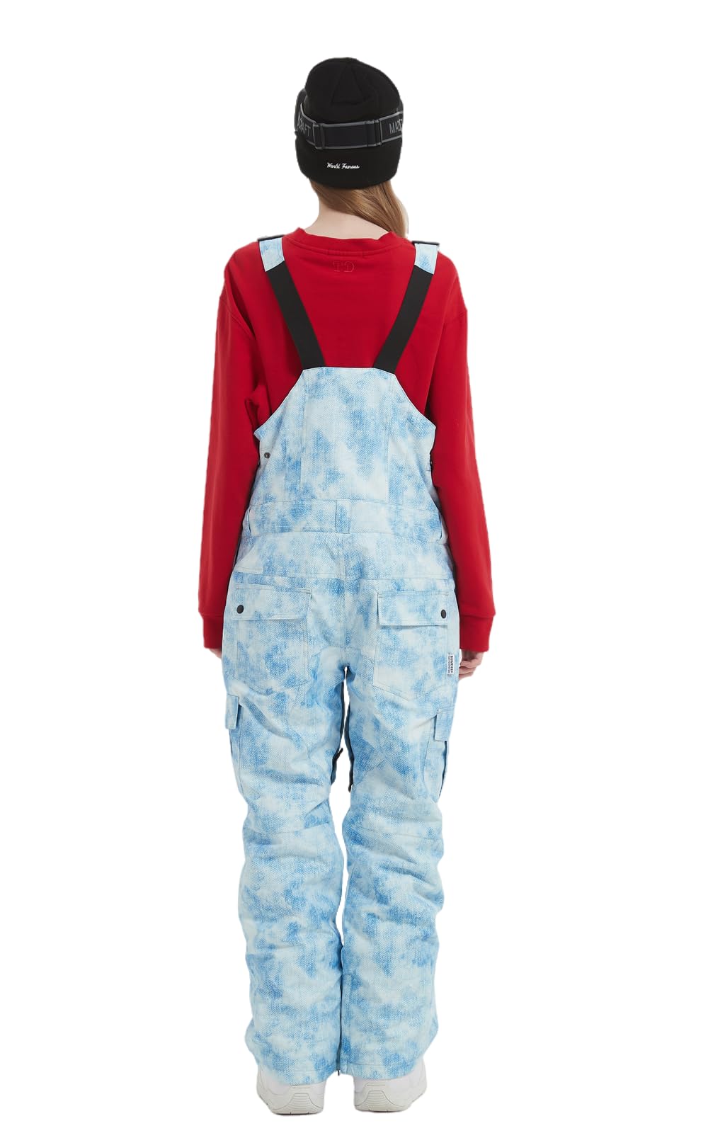 **Men's & Women's Waterproof Snow Bib Overalls - Adjustable Windproof Ski Pants with Insulation for Warmth - Perfect for Skiing, Snowboarding & Winter Outdoor Activities**