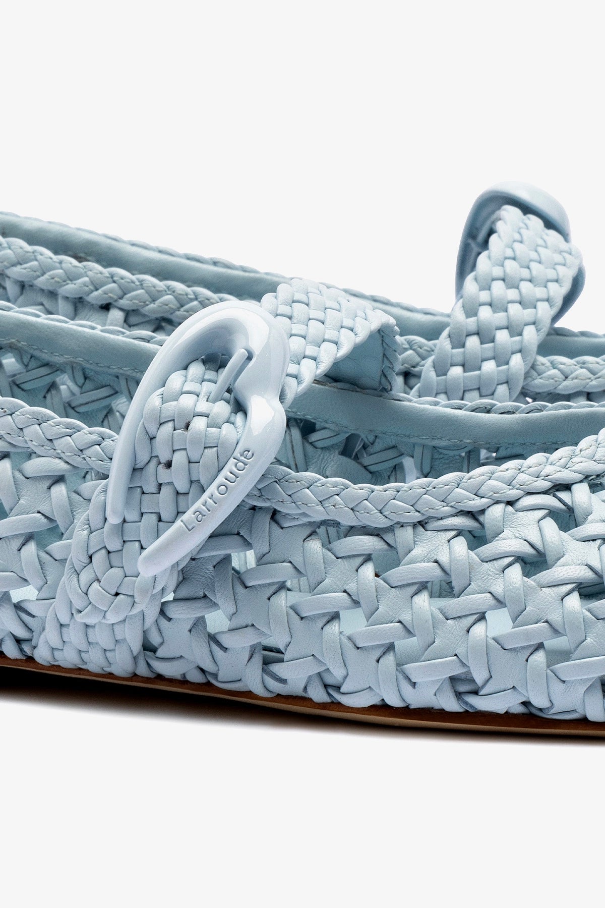 Verona Macrame Ballet Flat Shoes - Comfortable Maya Leather Women's Loafers for Casual Wear & Office Outfits