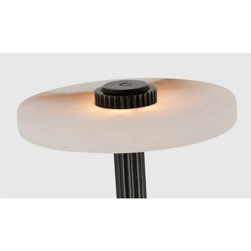 Arden 9 Rechargeable LED Accent Lamp - Bronze Finish Modern Table Light for Bedroom, Living Room & Office Decor - Portable Cordless Night Light with USB Charging