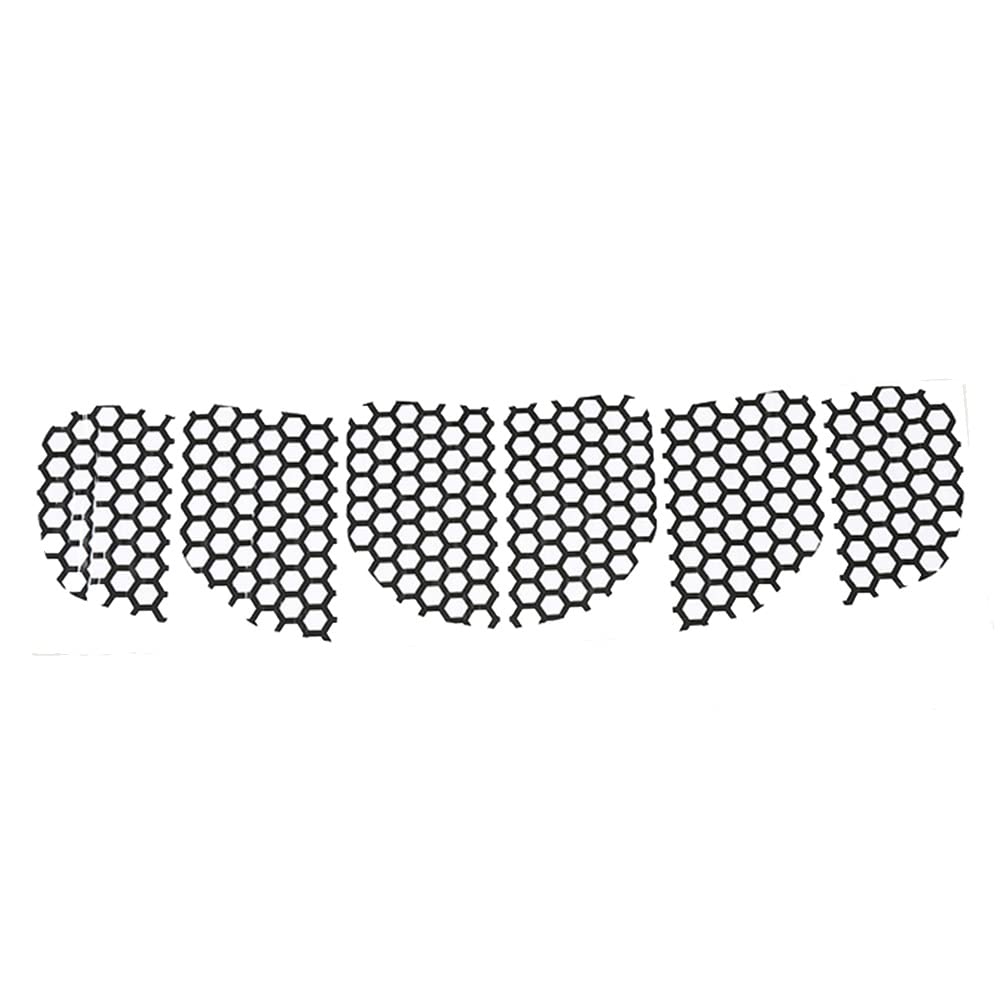 Honeycomb Taillight Cover Stickers 6Pcs for Mustang 2015 - Car Exterior Decoration