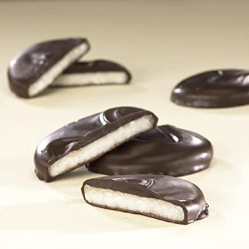Sugar Free Dark Chocolate Peppermint Patties Gift Box - 1 lb Keto Low Carb Candy with Greeting Card | Perfect for Christmas, Valentine's Day, Birthday, Anniversary & Mother's Father's Day Gifts | Vegan Dessert for Holiday Parties, Office Treats & Romantic Surprises