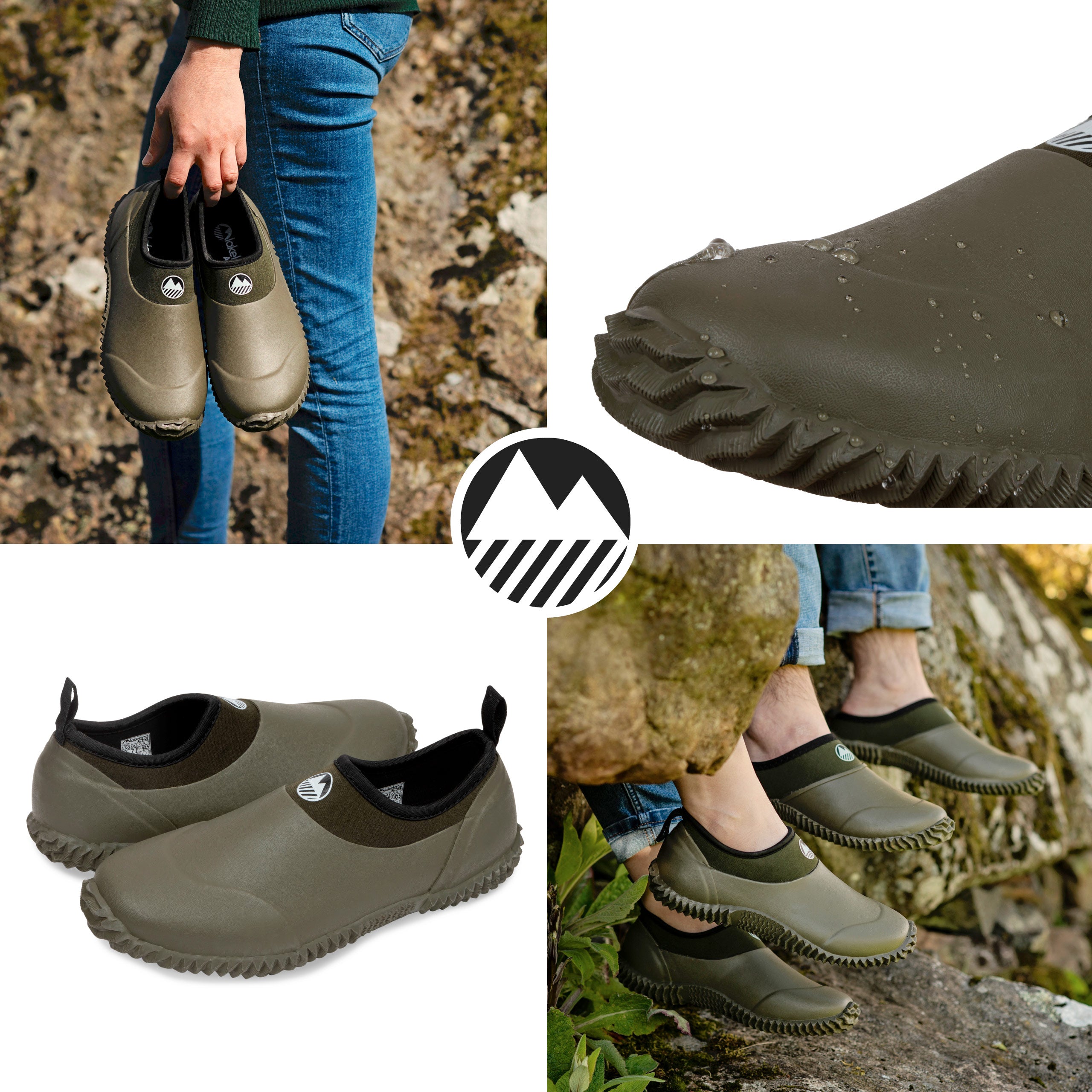 Women's Grasmere Waterproof Muck Boots - Slip-Resistant Winter Rain Shoes for Gardening, Farming & Outdoor Activities