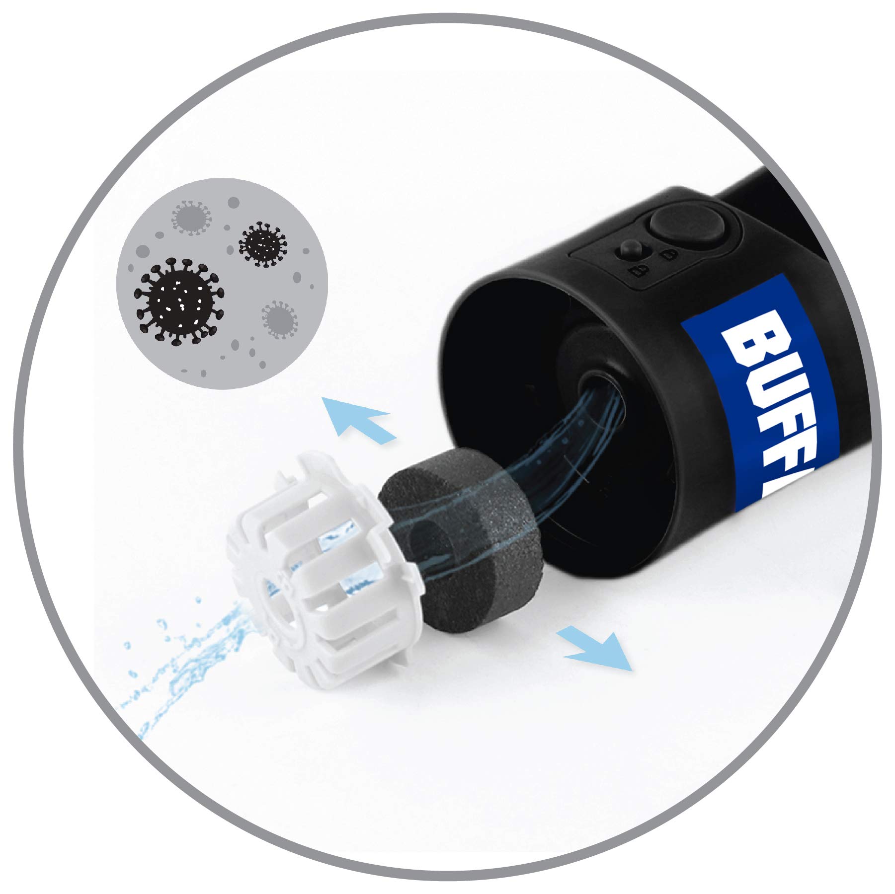 Buffalo Bills NFL Pet Water Bottle - 13.5oz Portable Dog & Cat Water Dispenser with Leak-Proof Design | Perfect for Travel, Hiking, and Outdoor Adventures with Your Pets (BUF-3344)
