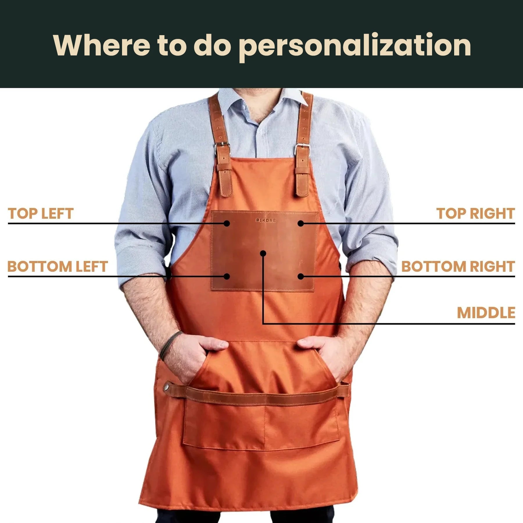 Premium Cotton Canvas Chef Apron for Cooking, Baking & Grilling - Adjustable Neck & Waist Straps - Ideal for Home Chefs, BBQ Enthusiasts & Professional Kitchens