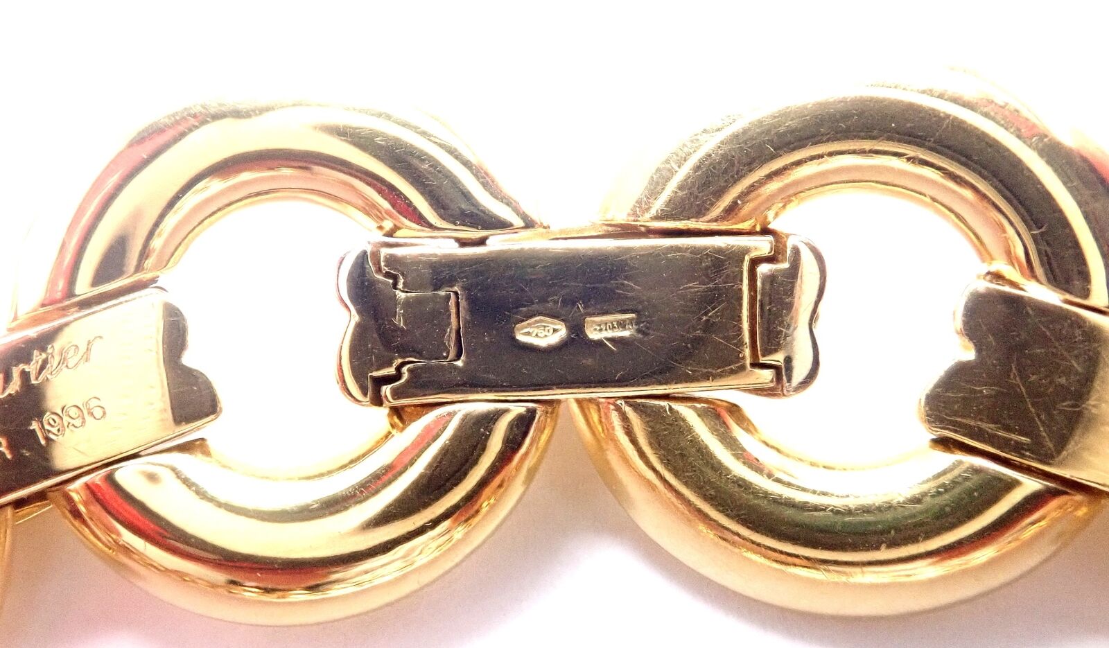 Authentic Cartier Trinity 18k Tri-Color Gold Round Link Necklace - Luxury Jewelry for Women, Perfect Gift for Anniversary, Valentine's Day & Special Occasions