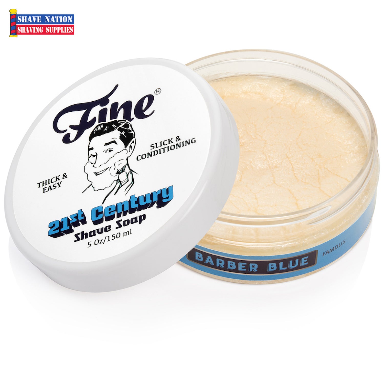 Premium Shaving Soap for Men - Classic Barbershop Formula with Natural Ingredients - Perfect for Wet Shaving, Grooming & Beard Care - Ideal Gift for Father's Day & Birthdays