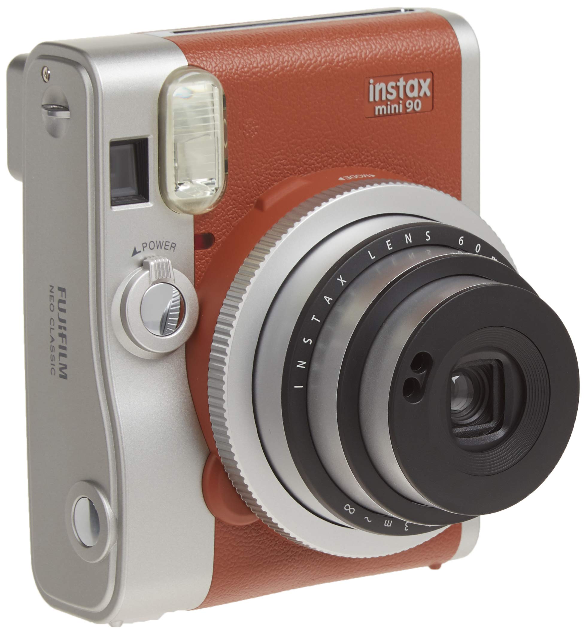 Fujifilm Instax Mini 90 Neo Classic Instant Film Camera - Vintage Brown Retro Style | Perfect for Travel, Parties, Weddings & DIY Photo Albums