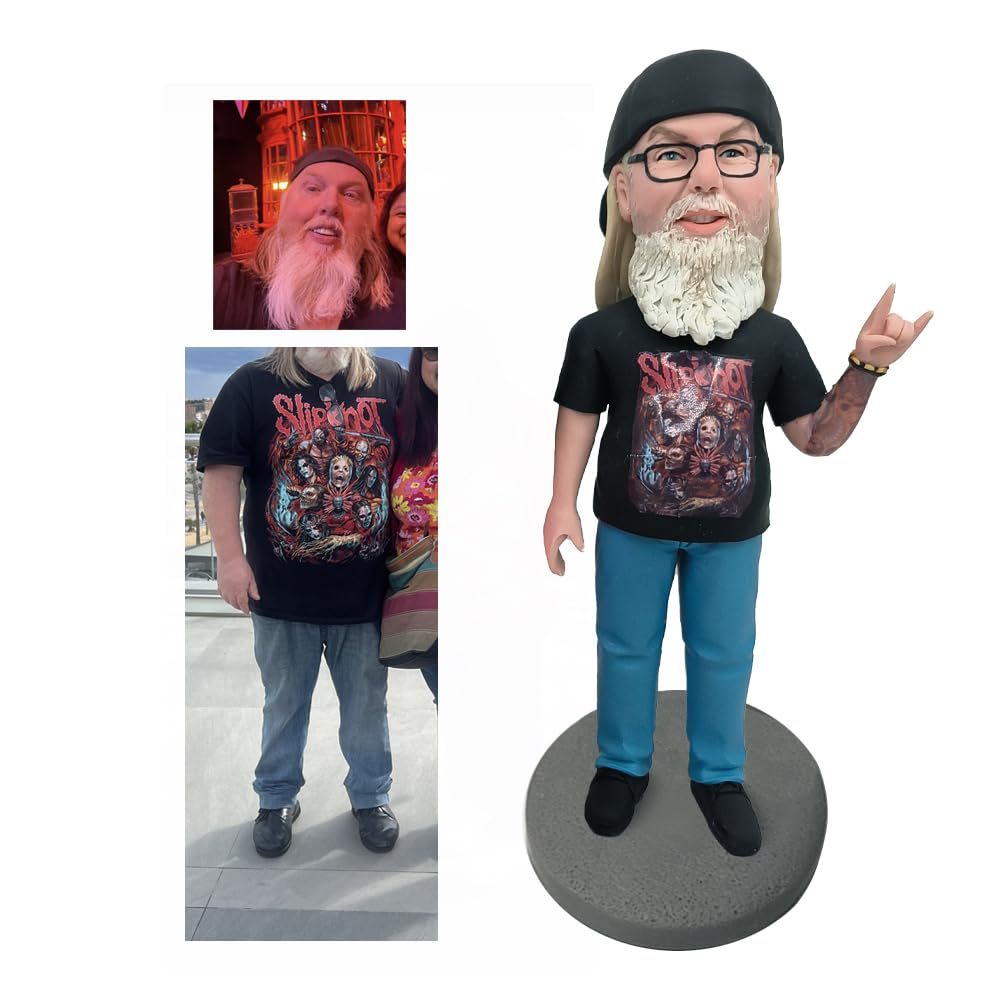 Custom Career Bobblehead - Personalized Husband Birthday Gift & Office Boss Present - Perfect for Anniversaries, Retirement, Promotions & Desk Decor