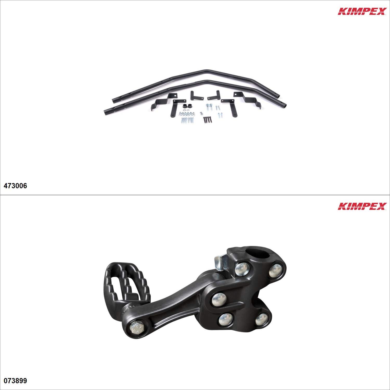 Kimpex Black Fender Guards Kit for Can-Am Outlander Max 500 (2007-2012) - Durable ATV Protection for Off-Road Adventures & Mud Riding